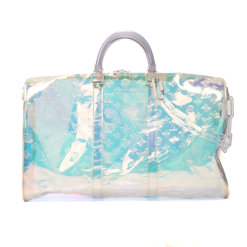 Louis Vuitton Ltd. Ed. Virgil Abloh Keepall Monogram Prism 50